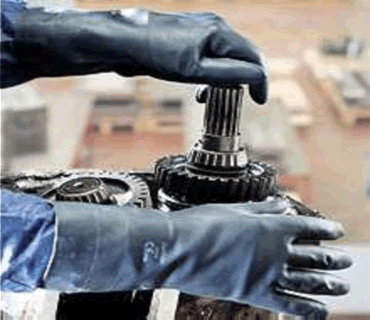 Black Rubber Glove