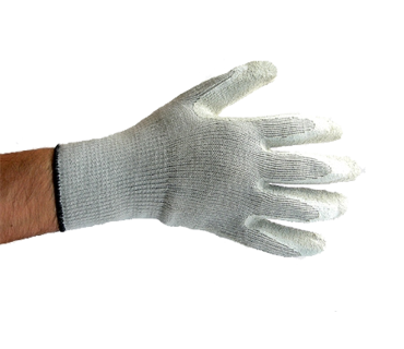 Polyester Glove - Latex Palm